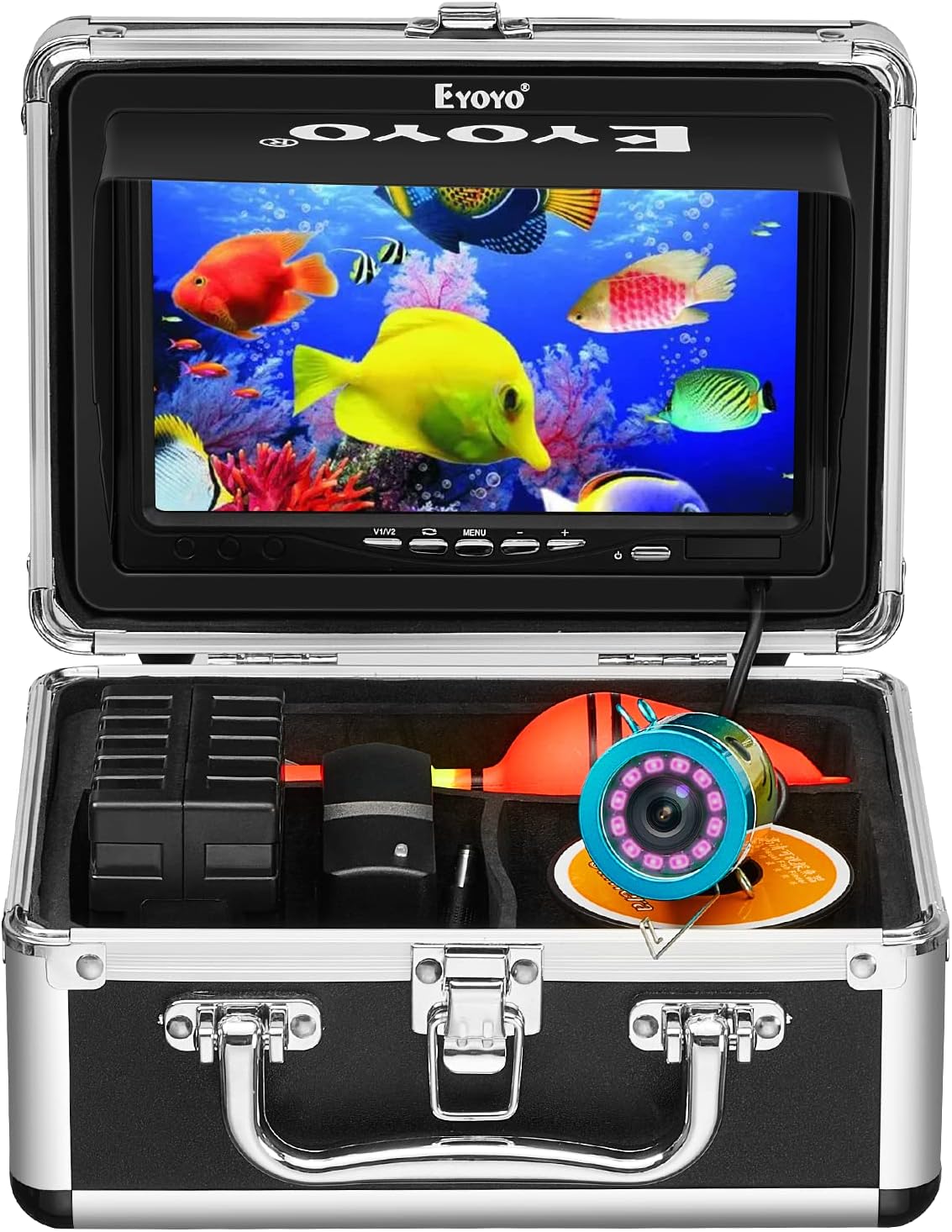 Eyoyo Underwater Fishing Camera 7 Inch 15M w/o DVR + 7 Inch 30M w/DVR