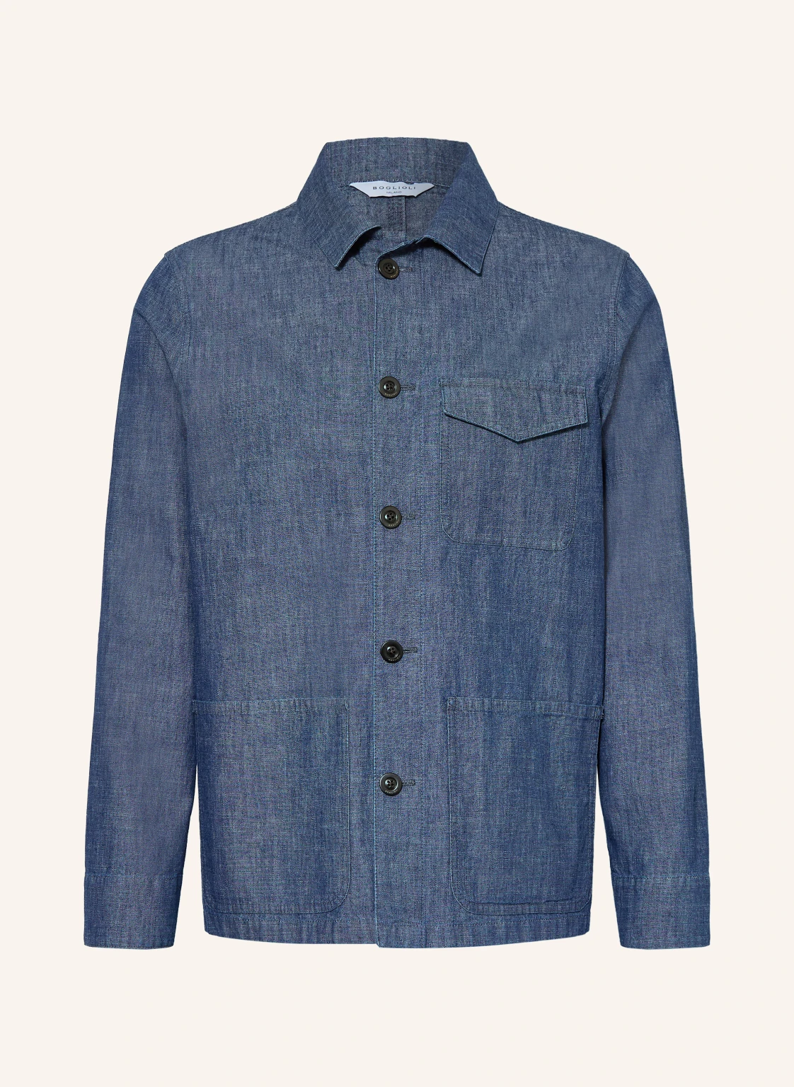 BOGLIOLI Overshirt in Jeansoptik