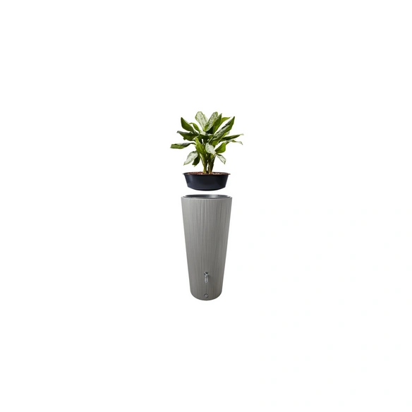 Regenspeicher »LINUS 2in1«, 220 L, zinkgrau