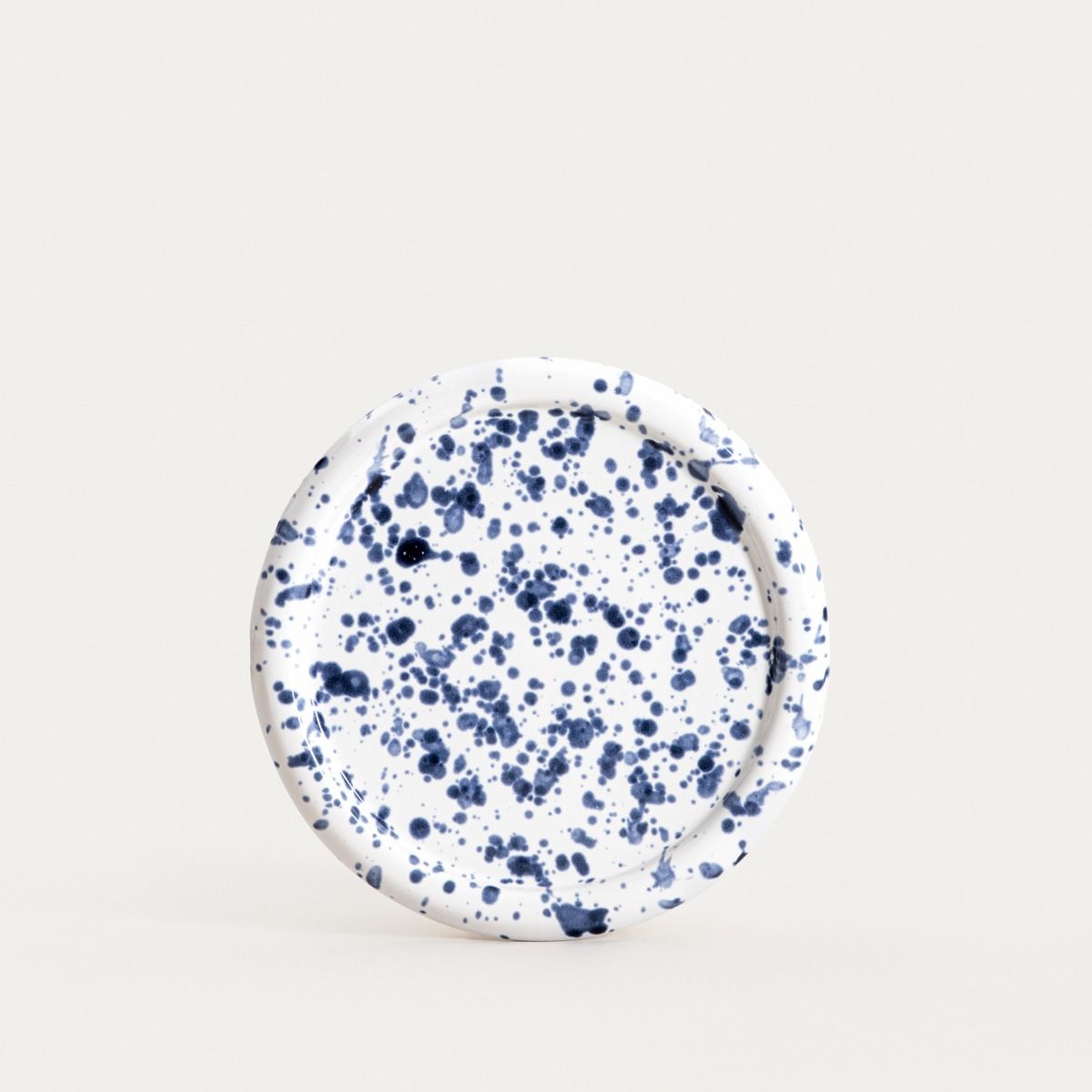 Talerz WILORA deserowy nakrapiany granatowy 21 cm