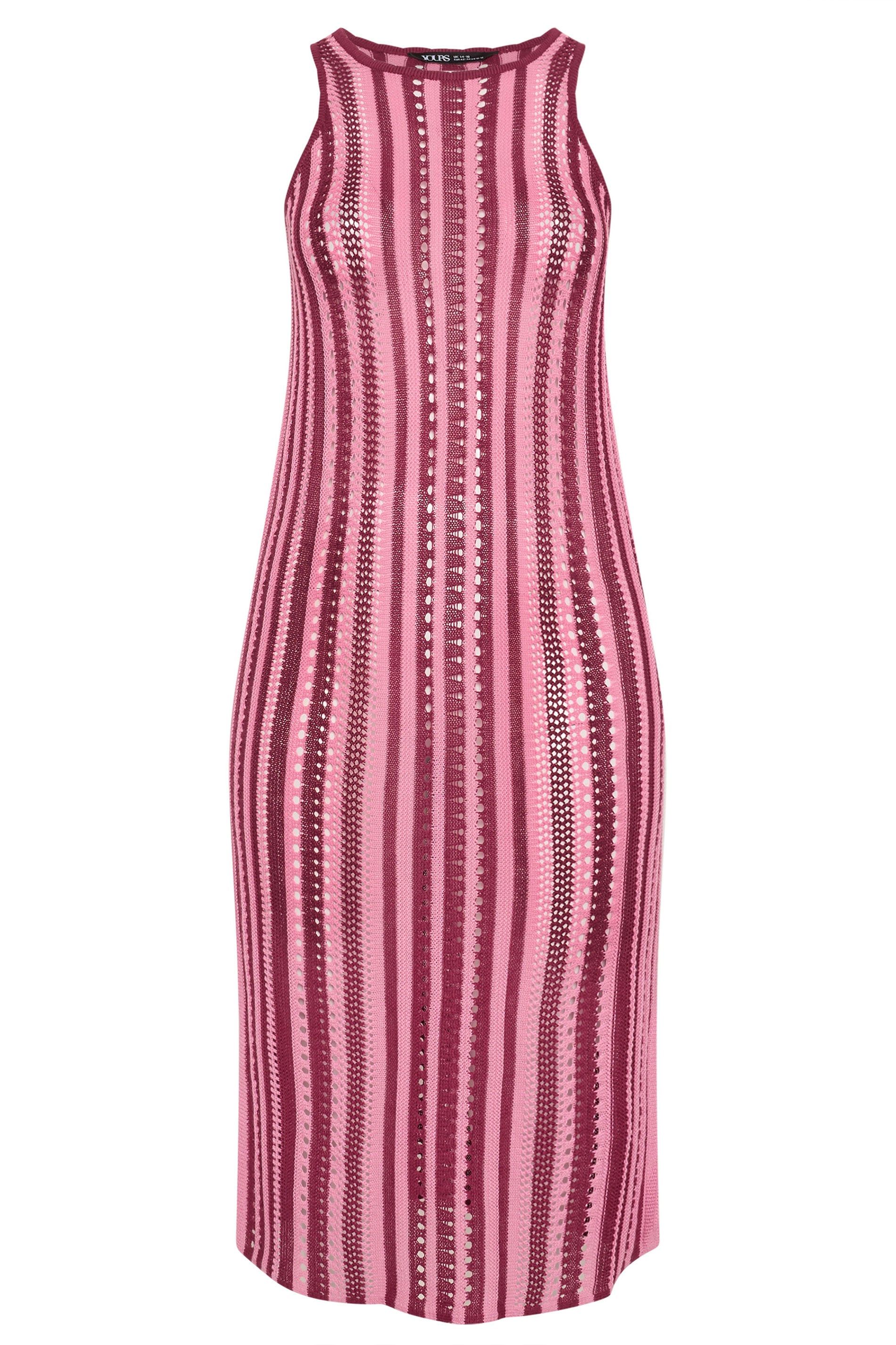 Yours Stripe Knitted Maxi Dress