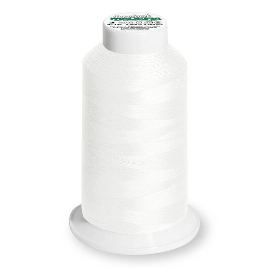 Madeira White Aerolock Overlocker Thread 2500m (8020)