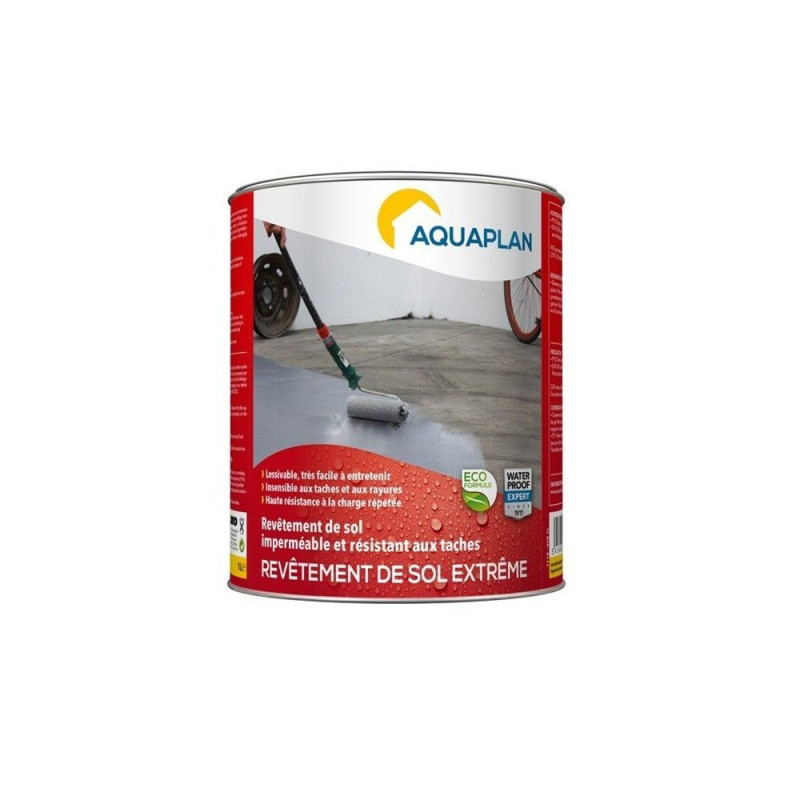 Revêtement de sol Extrême gris béton 1 L AQUAPLAN
