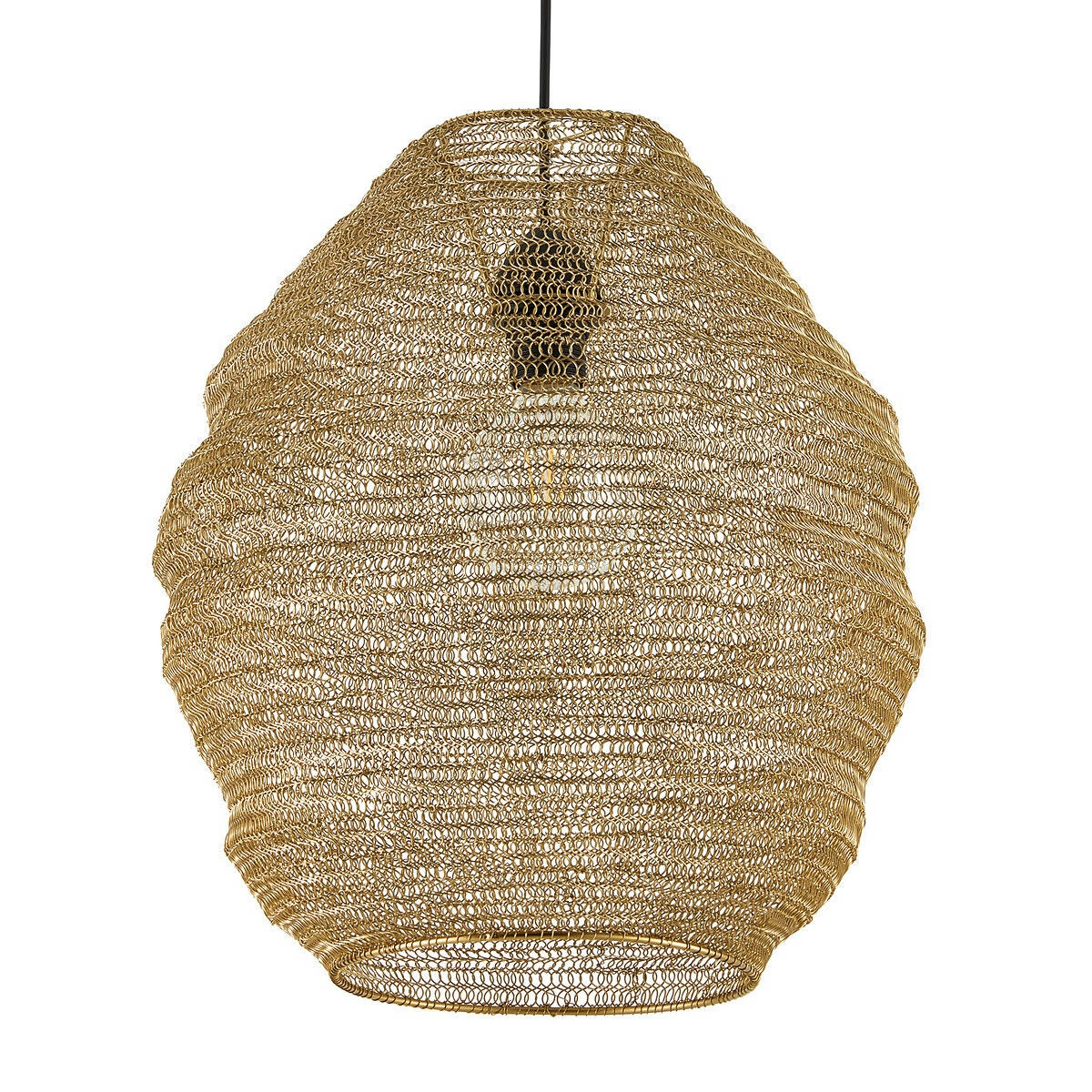 Suspension maille métal fer Ø54 cm, Mita