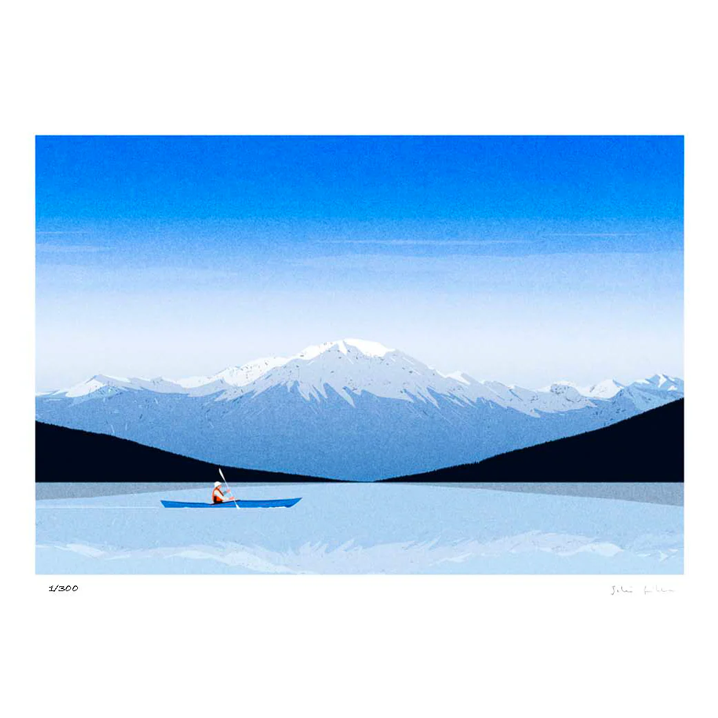 Sergeant Paper Affiche LES GRANDS LACS 50 x 70 cm