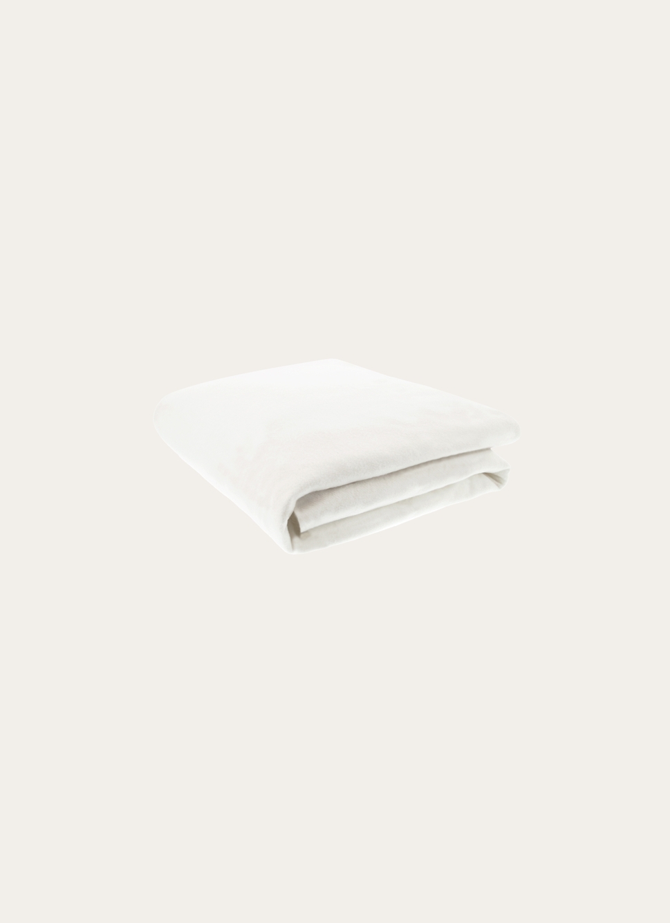 PROTÈGE-MATELAS MOLLETON DE COTON GRAND BONNET BLANC