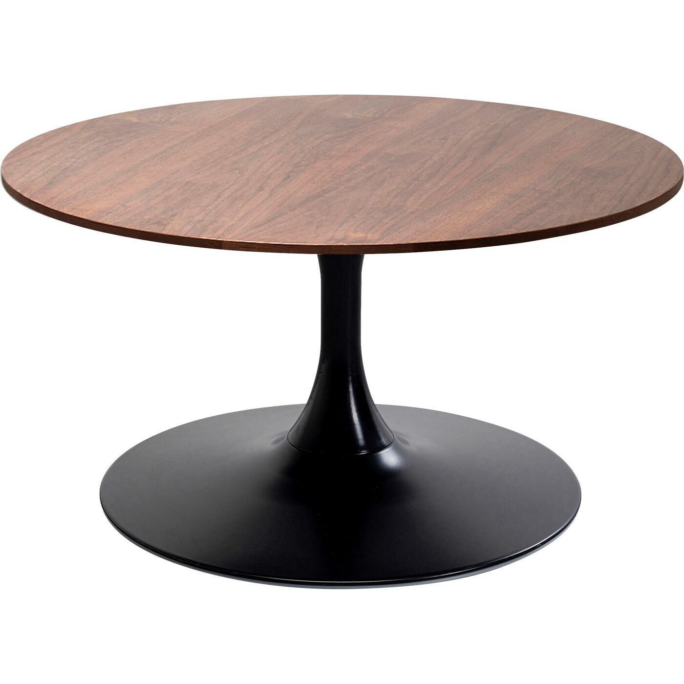 Kare Design Salontafel Schickeria 80cm walnoot en zwart