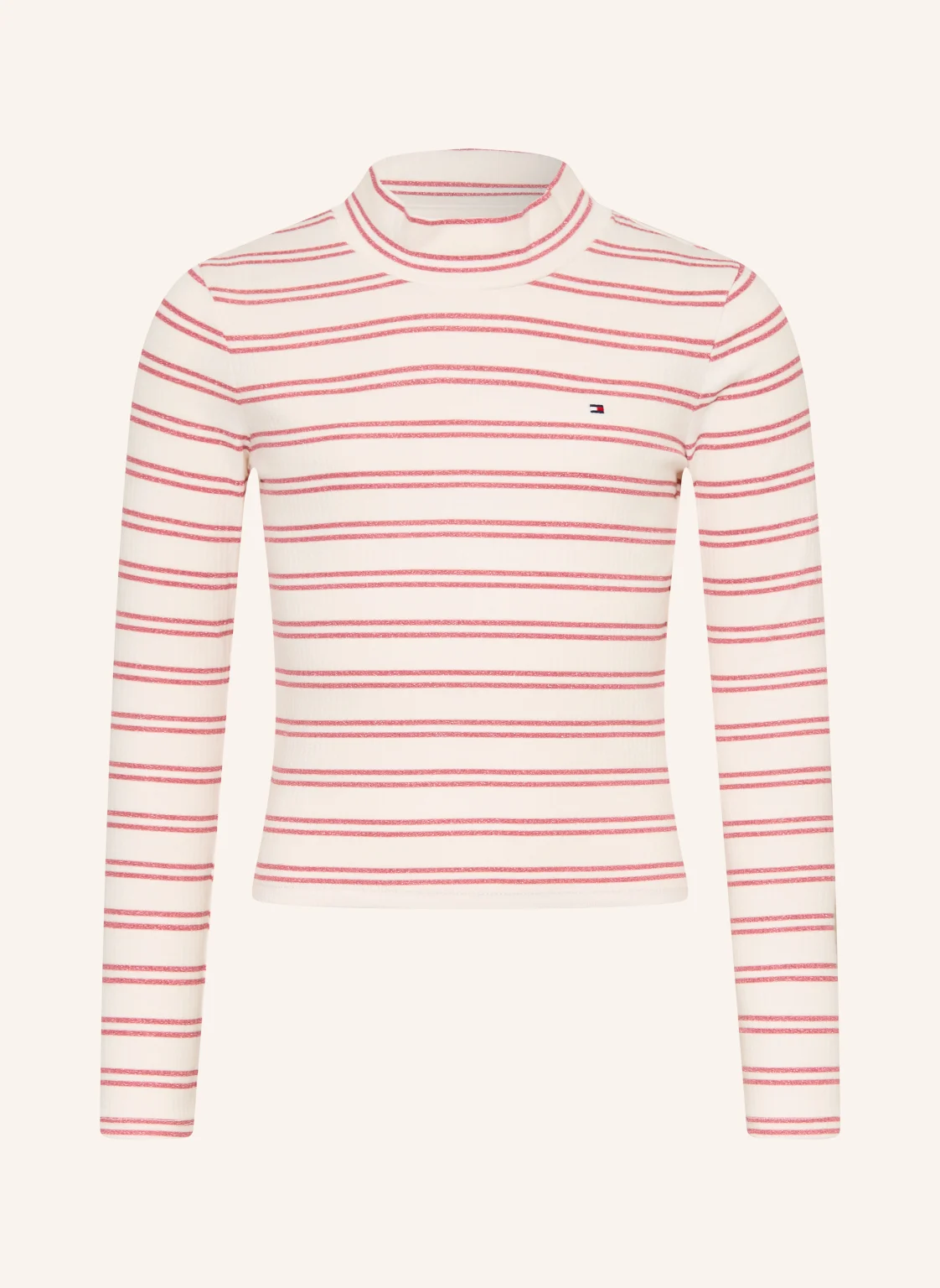TOMMY HILFIGER Longsleeve mit Glitzergarn
