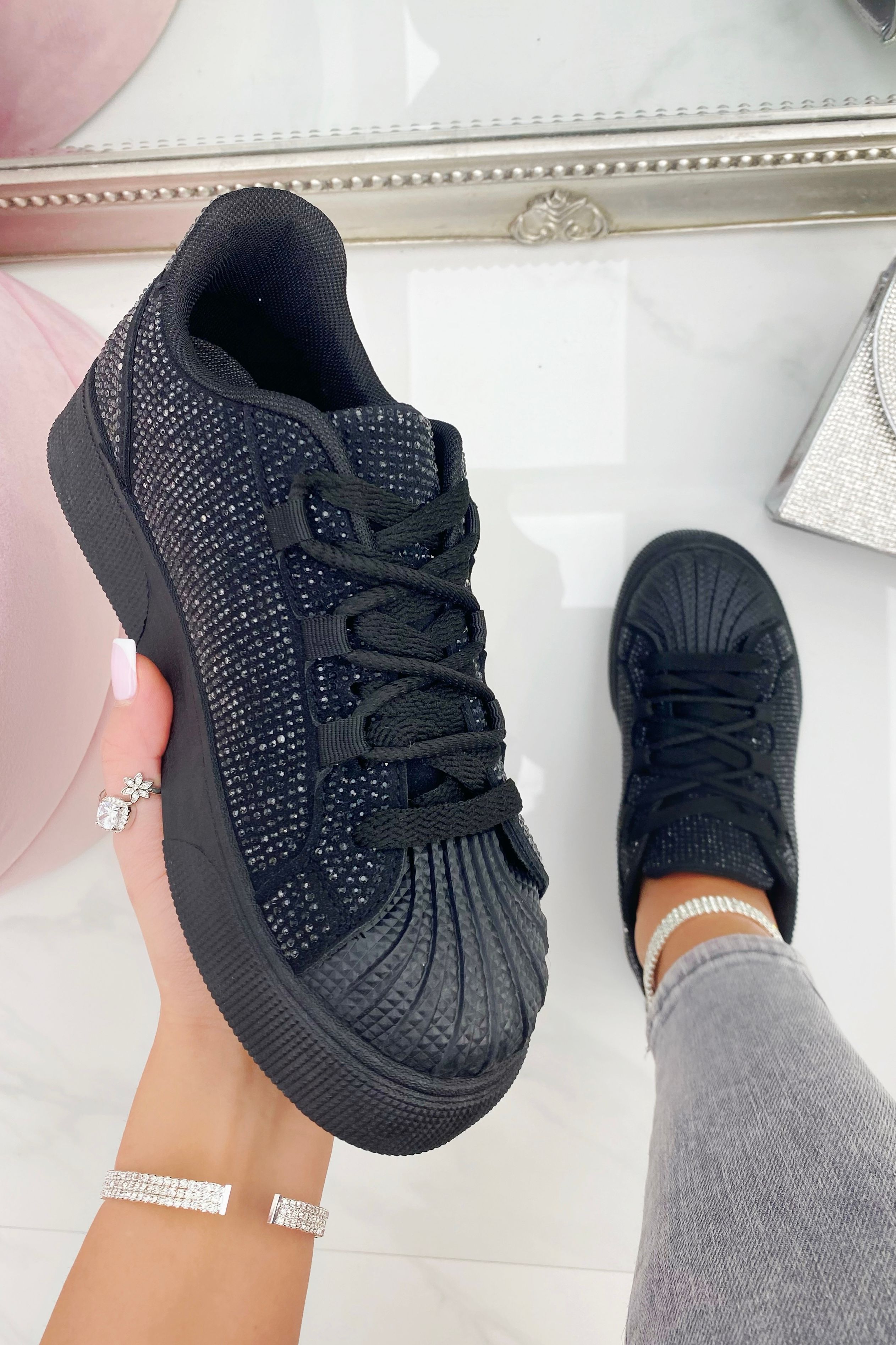 Love Lemonade Sparkly Crystal Eternal Trainers