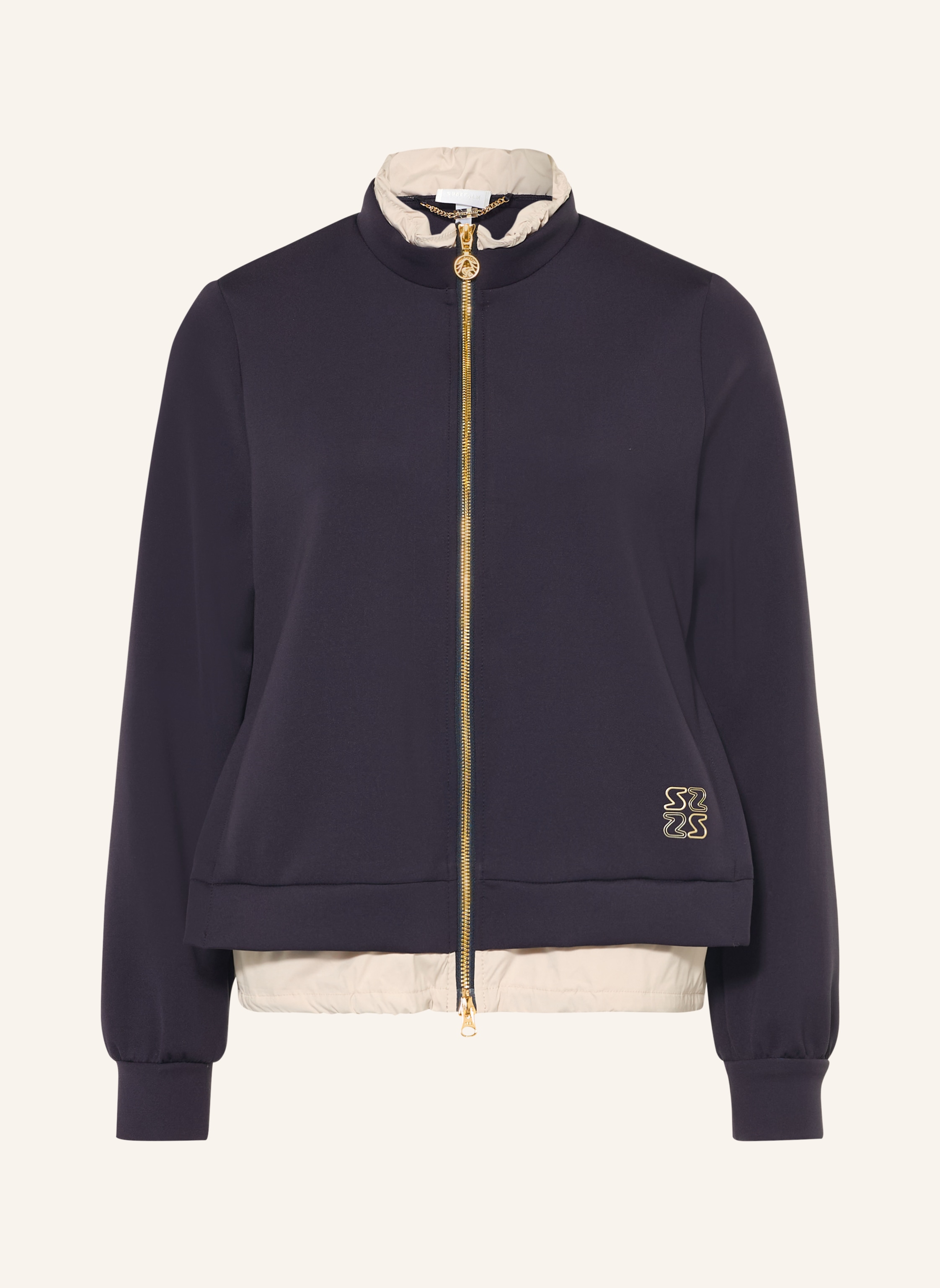 SPORTALM Sweatjacke mit Glitzergarn