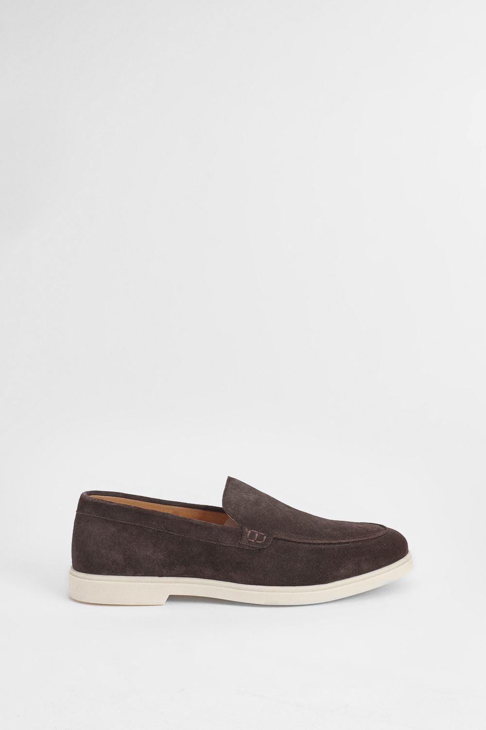 Burton Chocolate Suede Slip-On Loafers