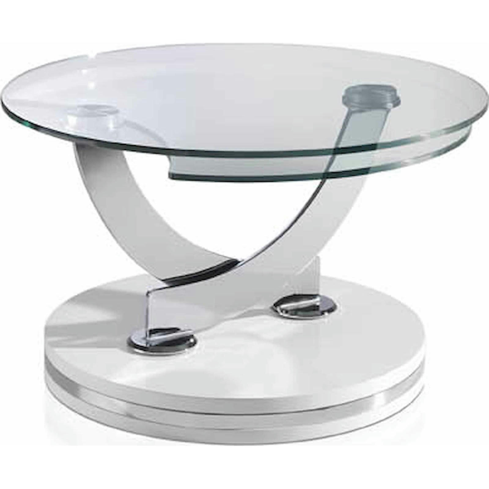 - Table basse Métal Argent