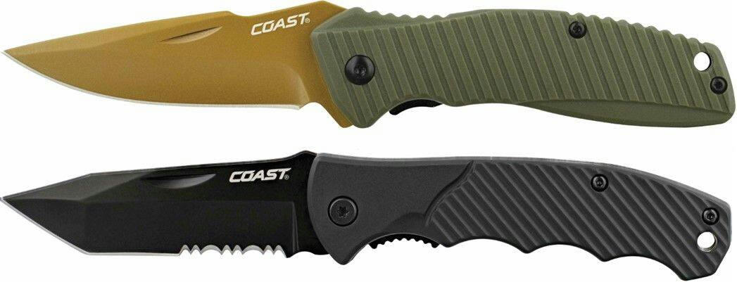 Coast Folding Knife Set, 2-pk