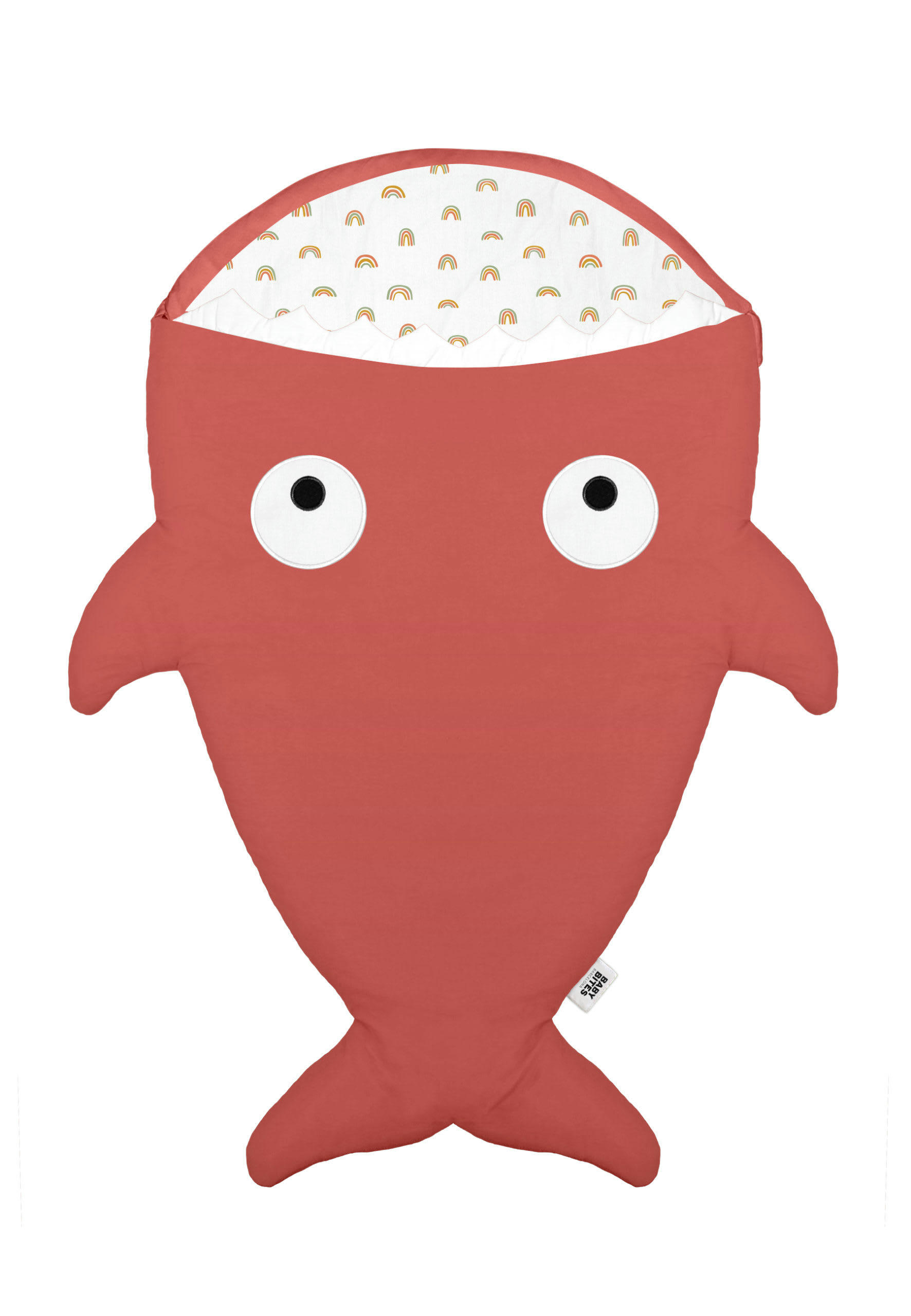 TIBURÓN - Nid d'ange requin terracotta (95 cm)