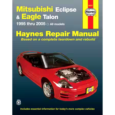 Mitsubishi Eclipse & Eagle Talon 1995 thru 2005 Haynes Repair Manual, 68031
