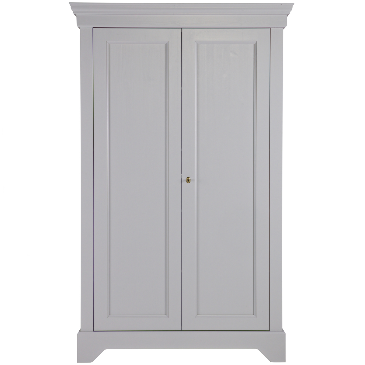 WOOOD brocante kast Isabel - Grenen - Betongrijs - 191x118x47