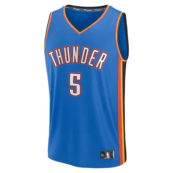 Luguentz Dort Oklahoma City Thunder  Fast Break Replica Player Jersey - Icon Edition - Blue