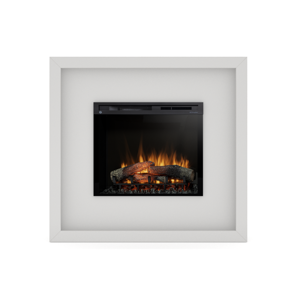 Kominek elektryczny 1400W Litos 28" XHD Biały Mat Warmtec