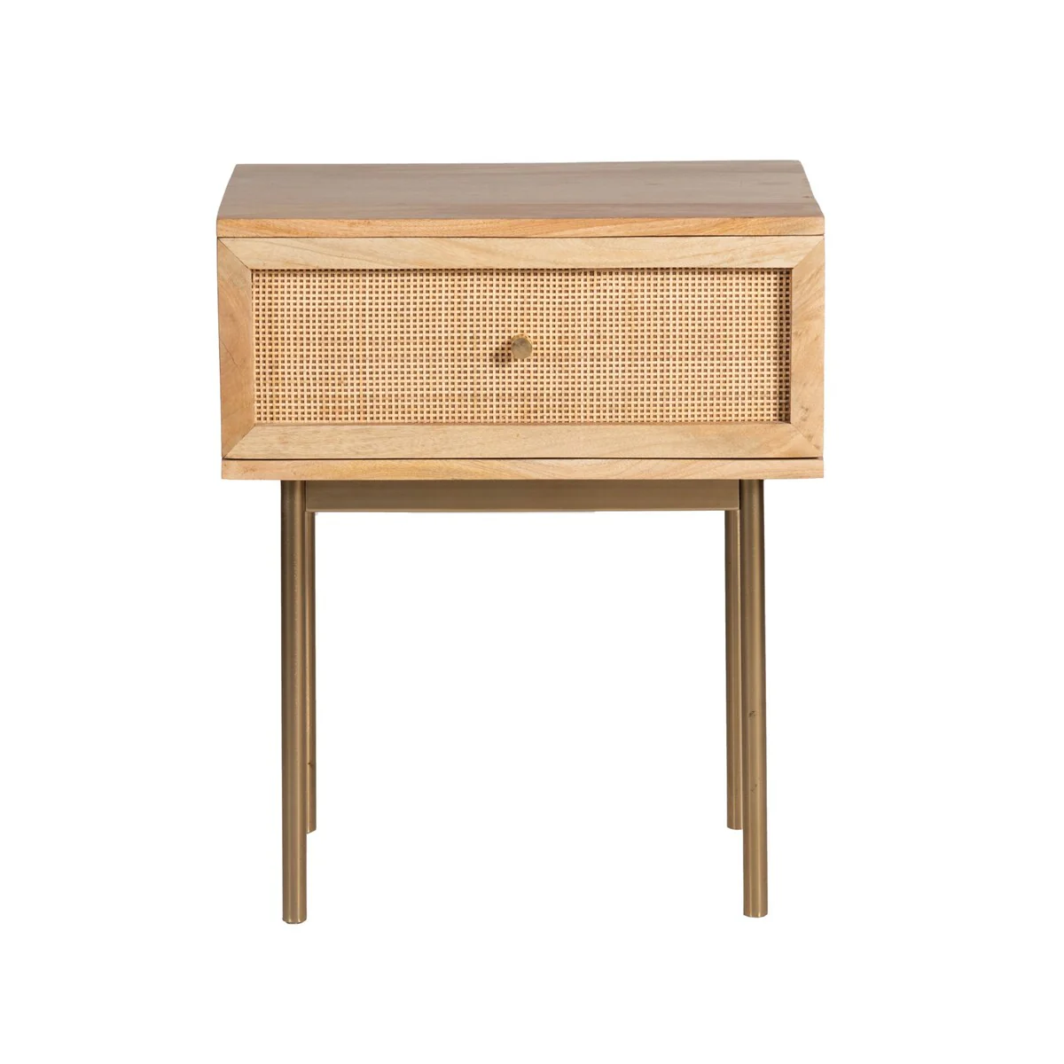 Curtis Solid Wood One-Drawer Nightstand