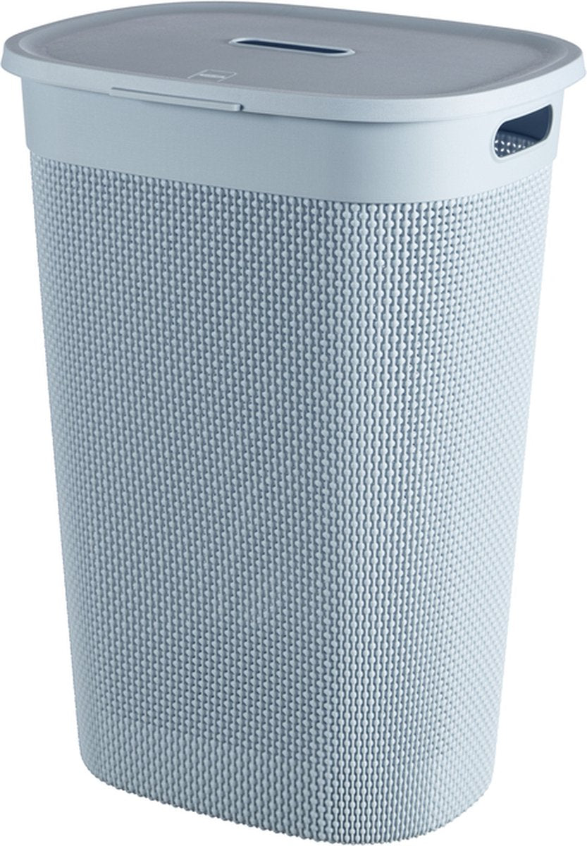 Curver Filo Wasmand met deksel 55L - Blauw