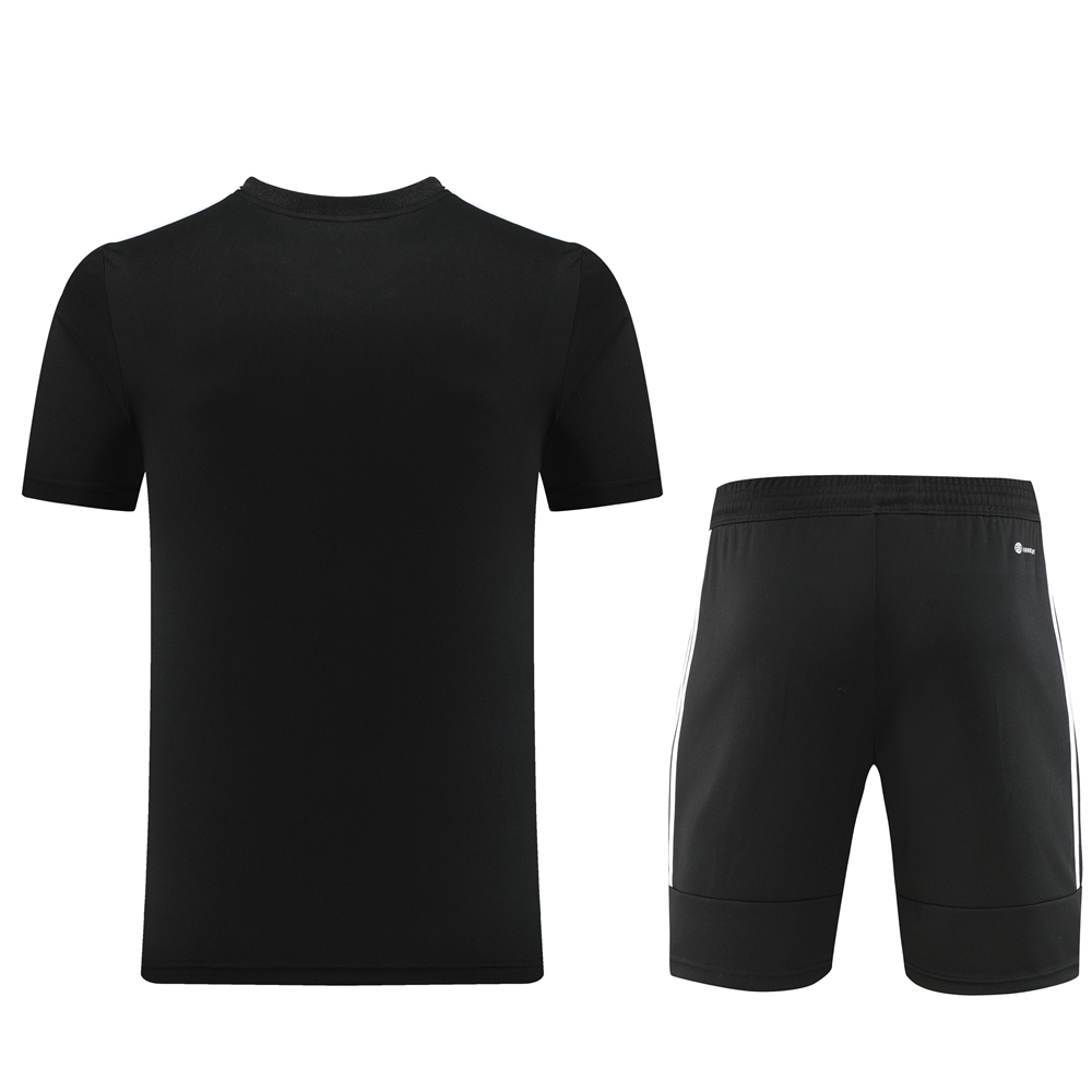 Adidas Short Sleeve Training Jersey Set - AD05- Black