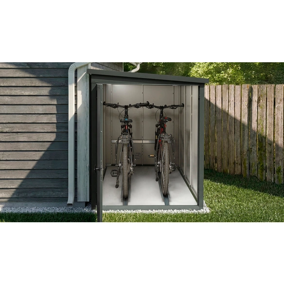 Fahrradgarage, »Gary«, pulverbeschichtet, LxBxH: 202x120x159 cm, anthrazit