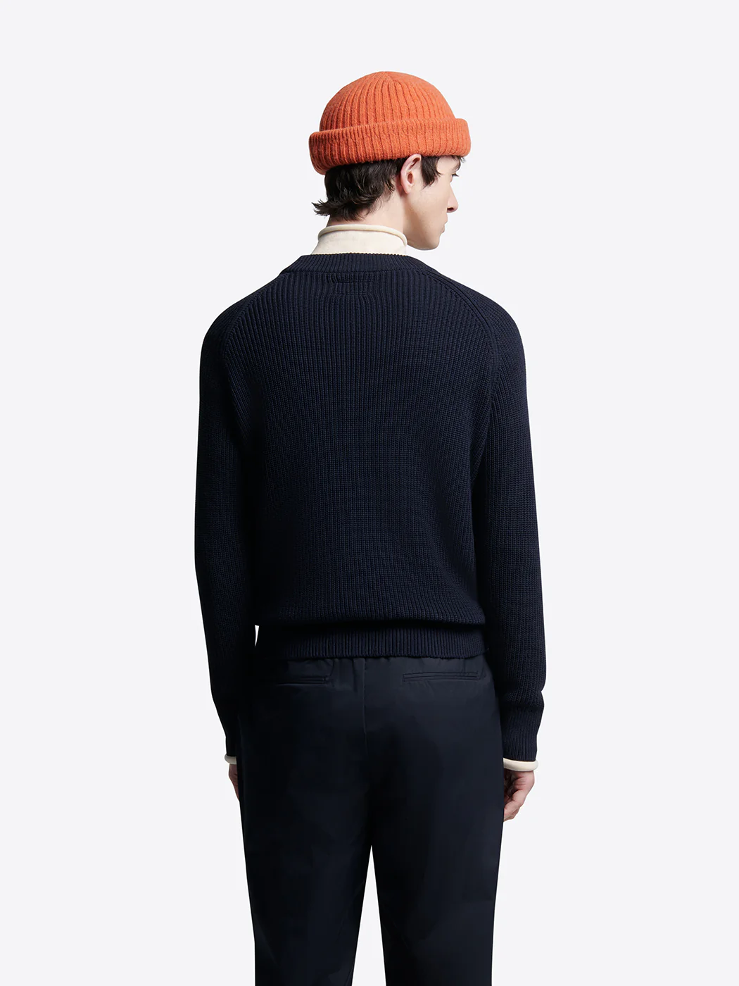 Pull col rond en coton bio - L'atelier