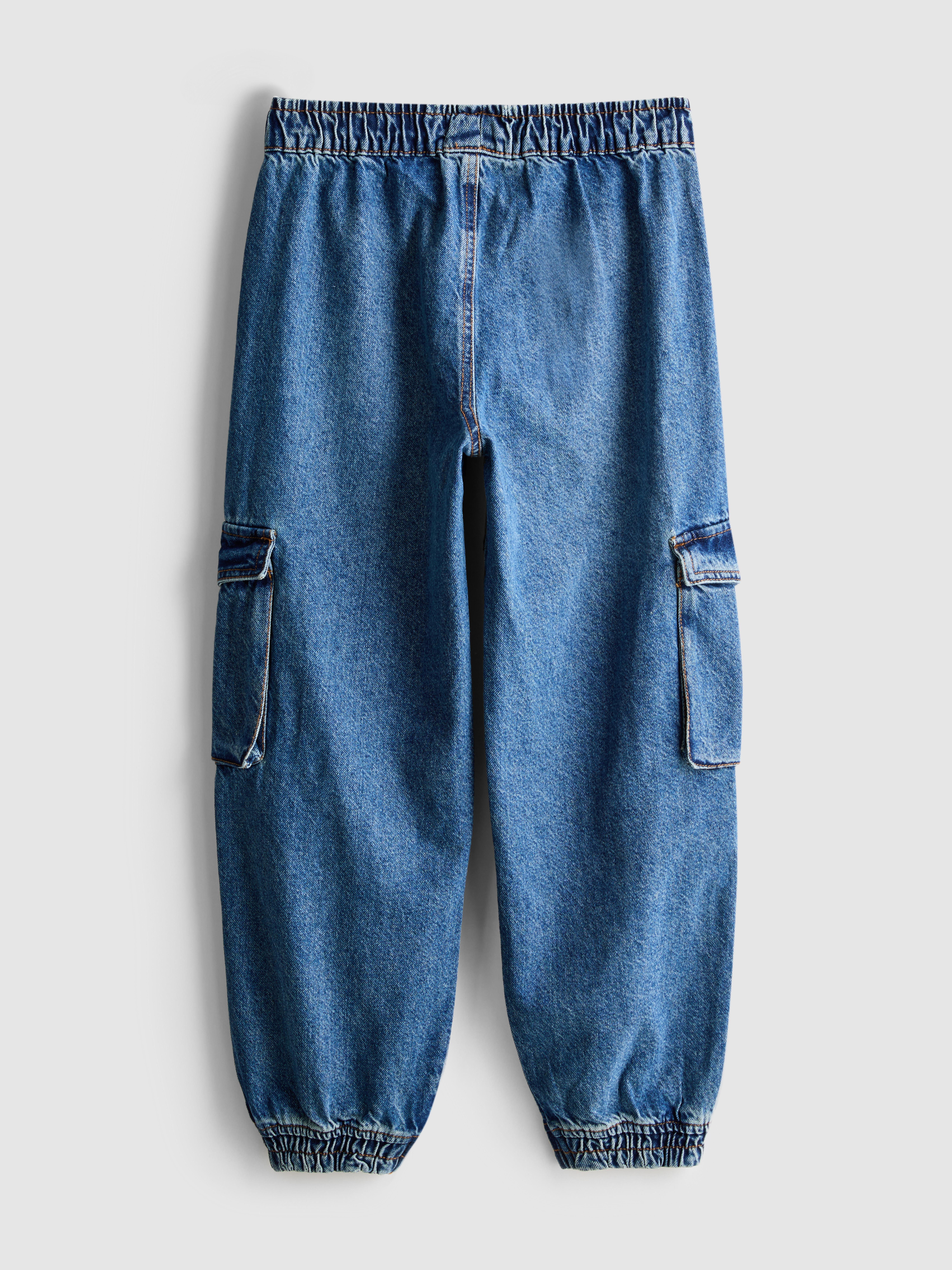 7-15yrs | Cuffed Cargo Sweatpant Jeans