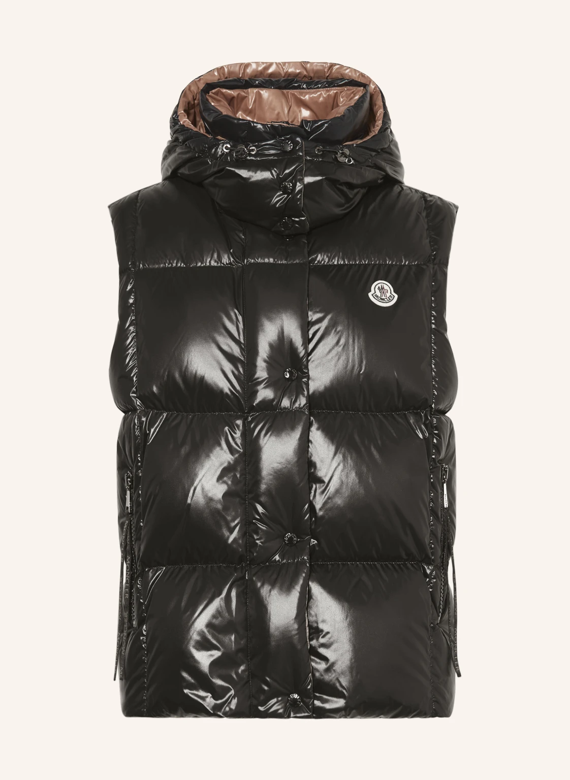 MONCLER Daunenweste LUZULE mit abnehmbarer Kapuze
