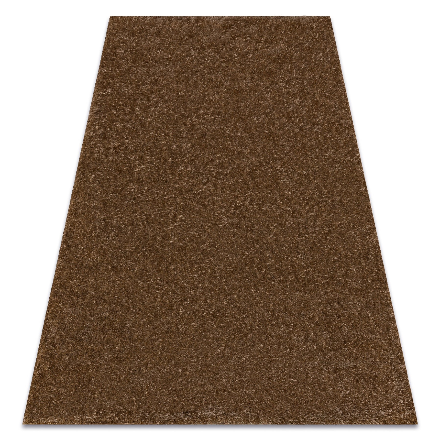 Dywan BUENOS 6650 shaggy jednolity, jednokolorowy ciemny beż 80x150 cm