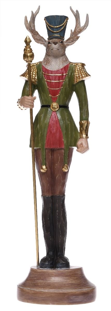 Figurka Jeleń 11x10x42 cm