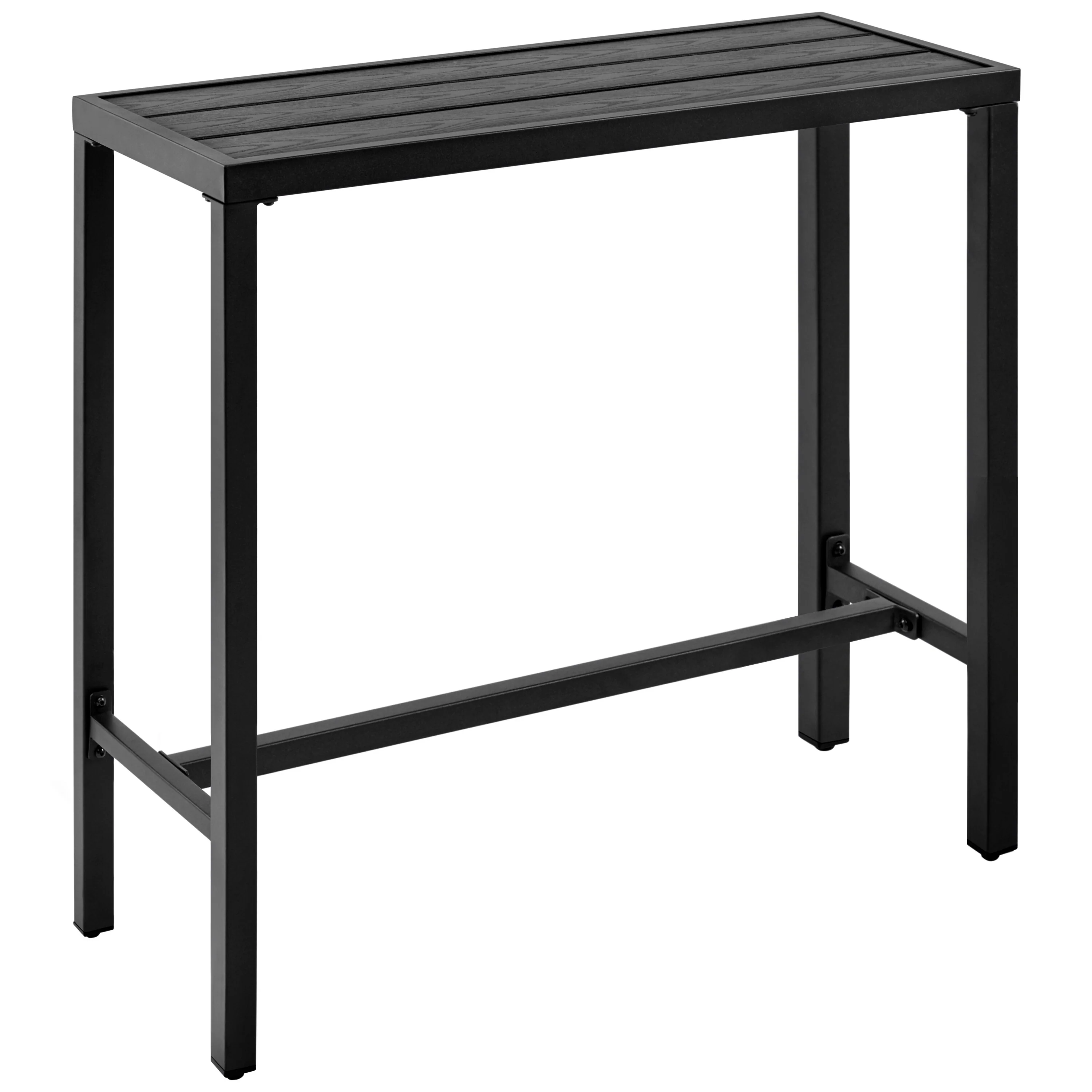 Yaheetech 39in Patio Counter Height Table Square Bar Height Table For Garden