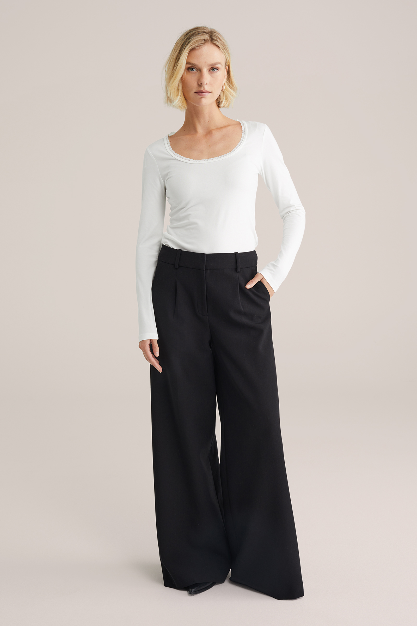 Dames T-shirt met kant