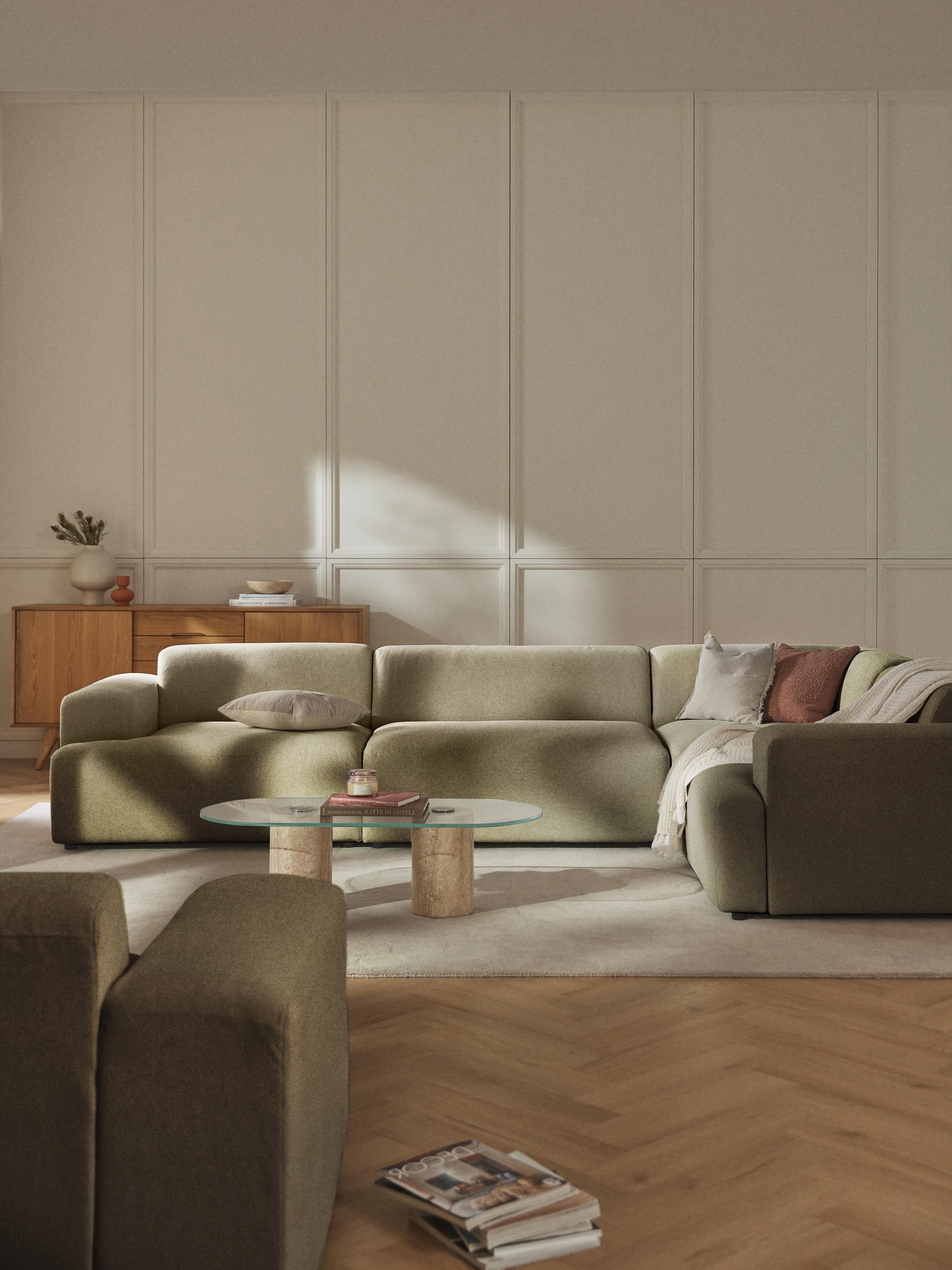 Großes Ecksofa Melva (4-Sitzer)
