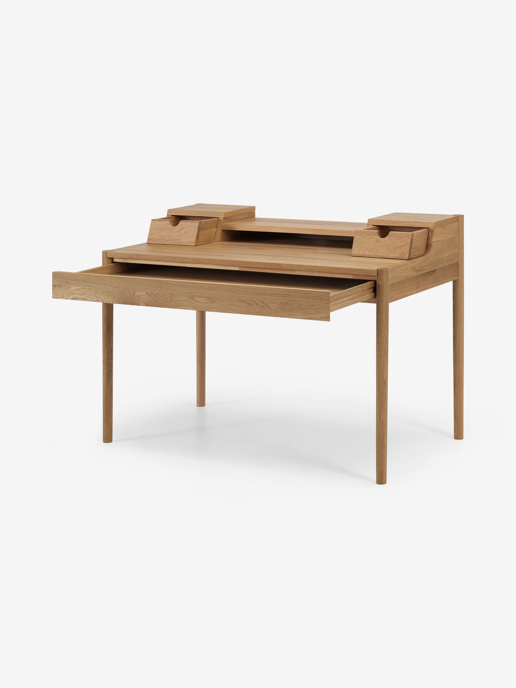Leonie Wide Office Desk in Oak