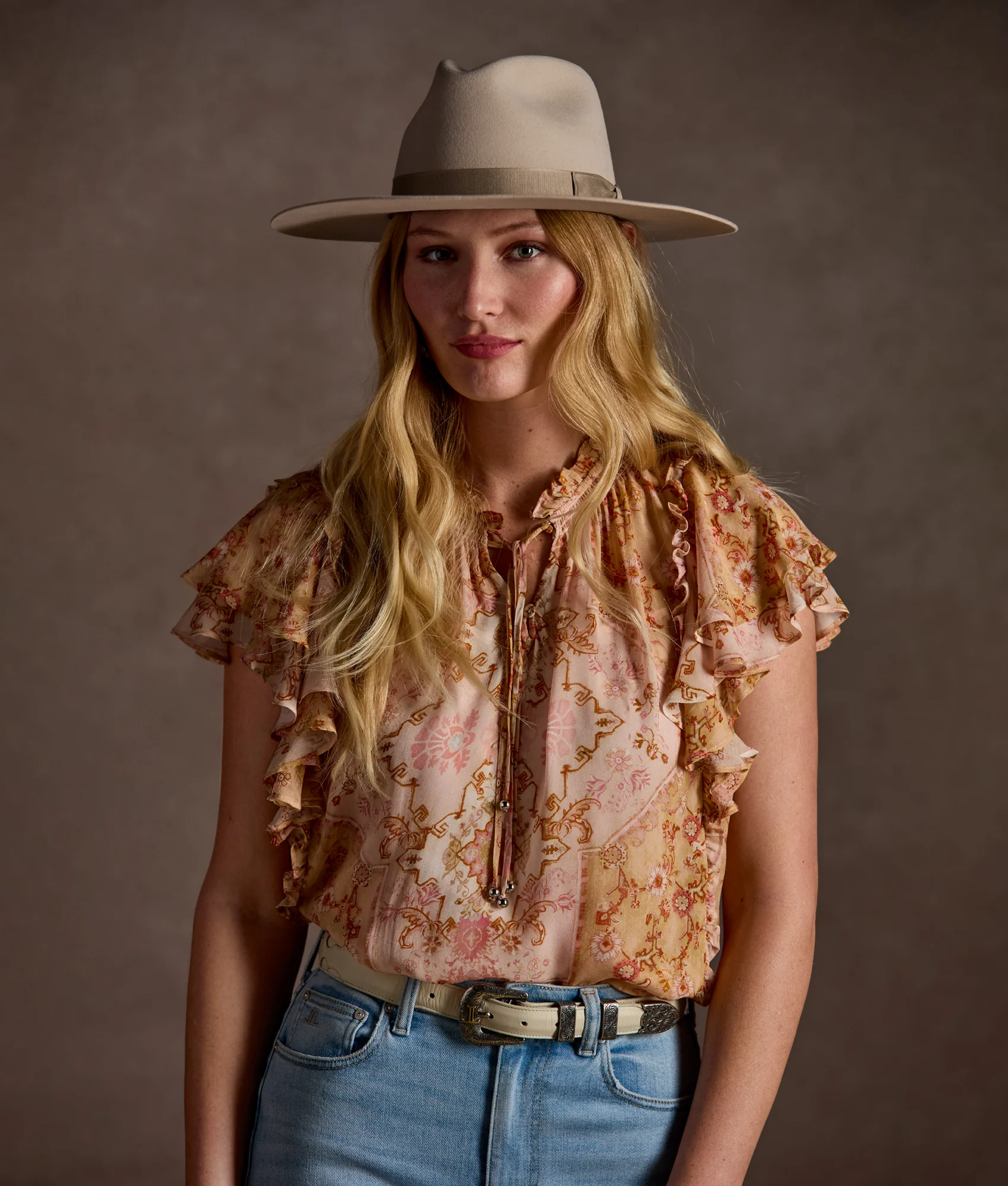 Marley Georgette Blouse - Pastel