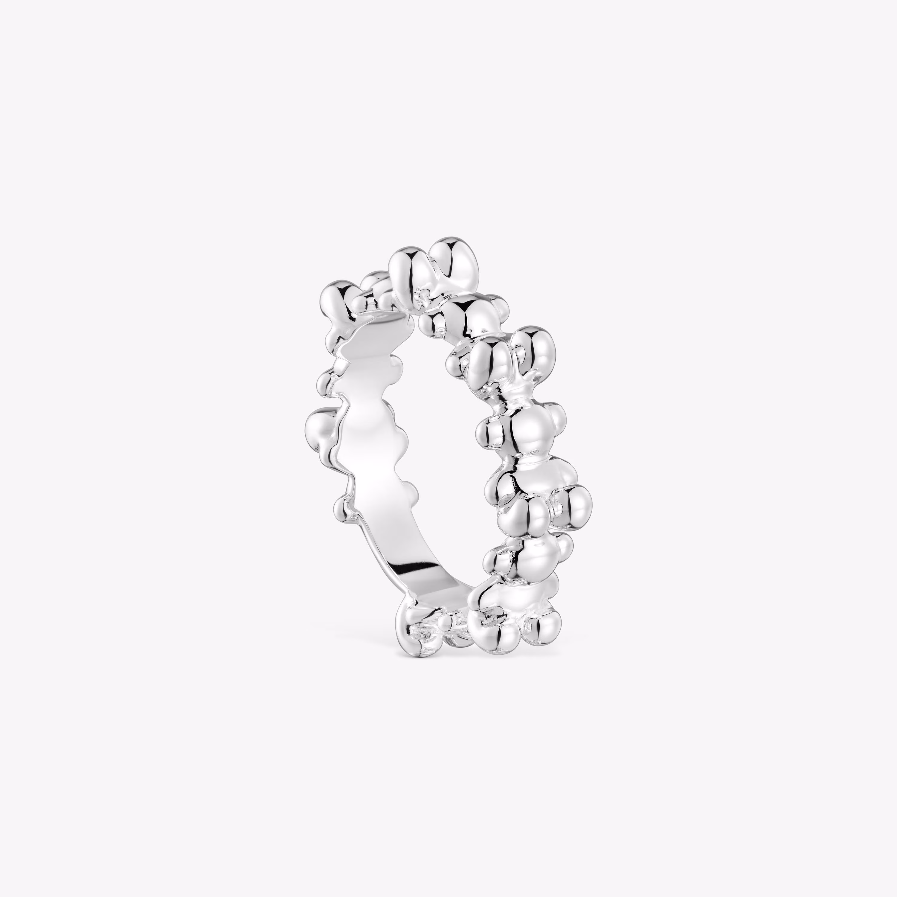 Anillo mediano de plata motivos oso Bold Bear