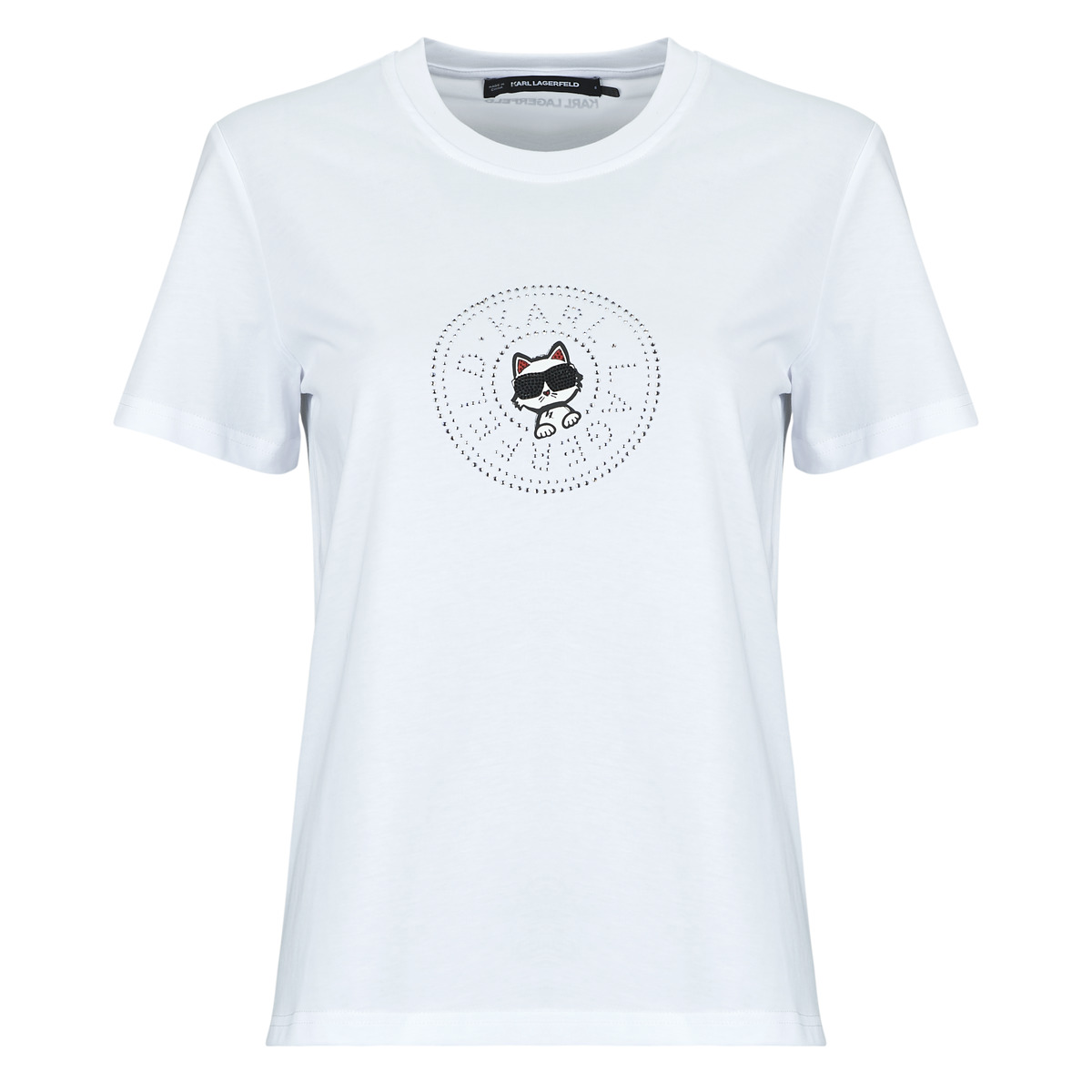 Karl Lagerfeld - IKON RS CIRCLE T-SHIRT - White