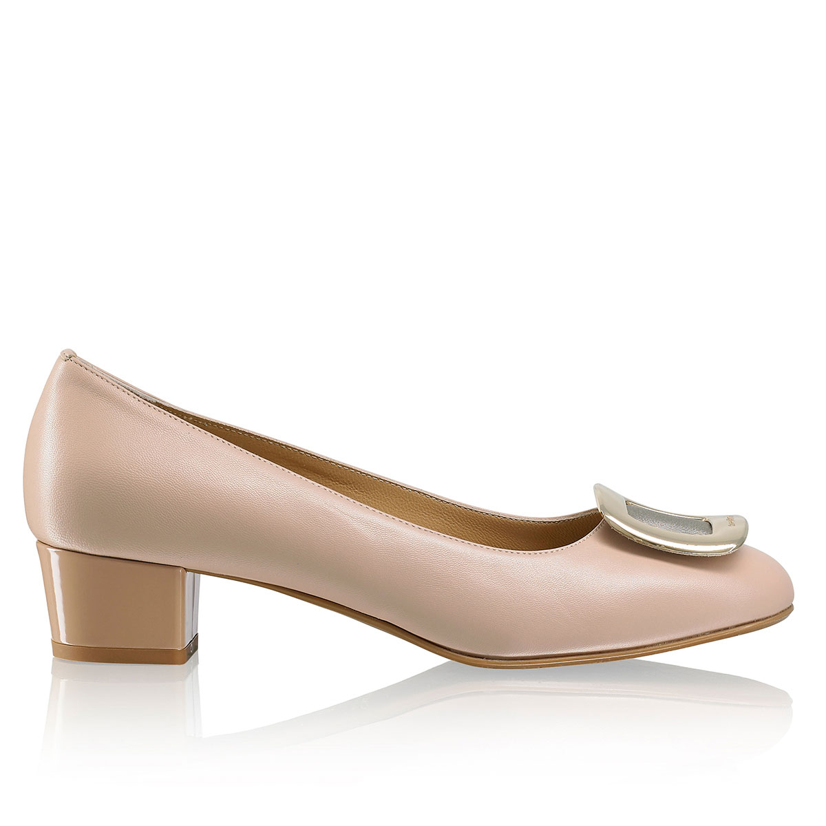 Russell & Bromley FRAME WORK Mid Heel Trim Court