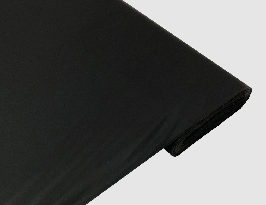 Dekostoff Foliendruck Schwarz