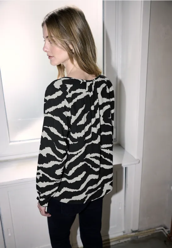 Zebra Tunika mit Bändern