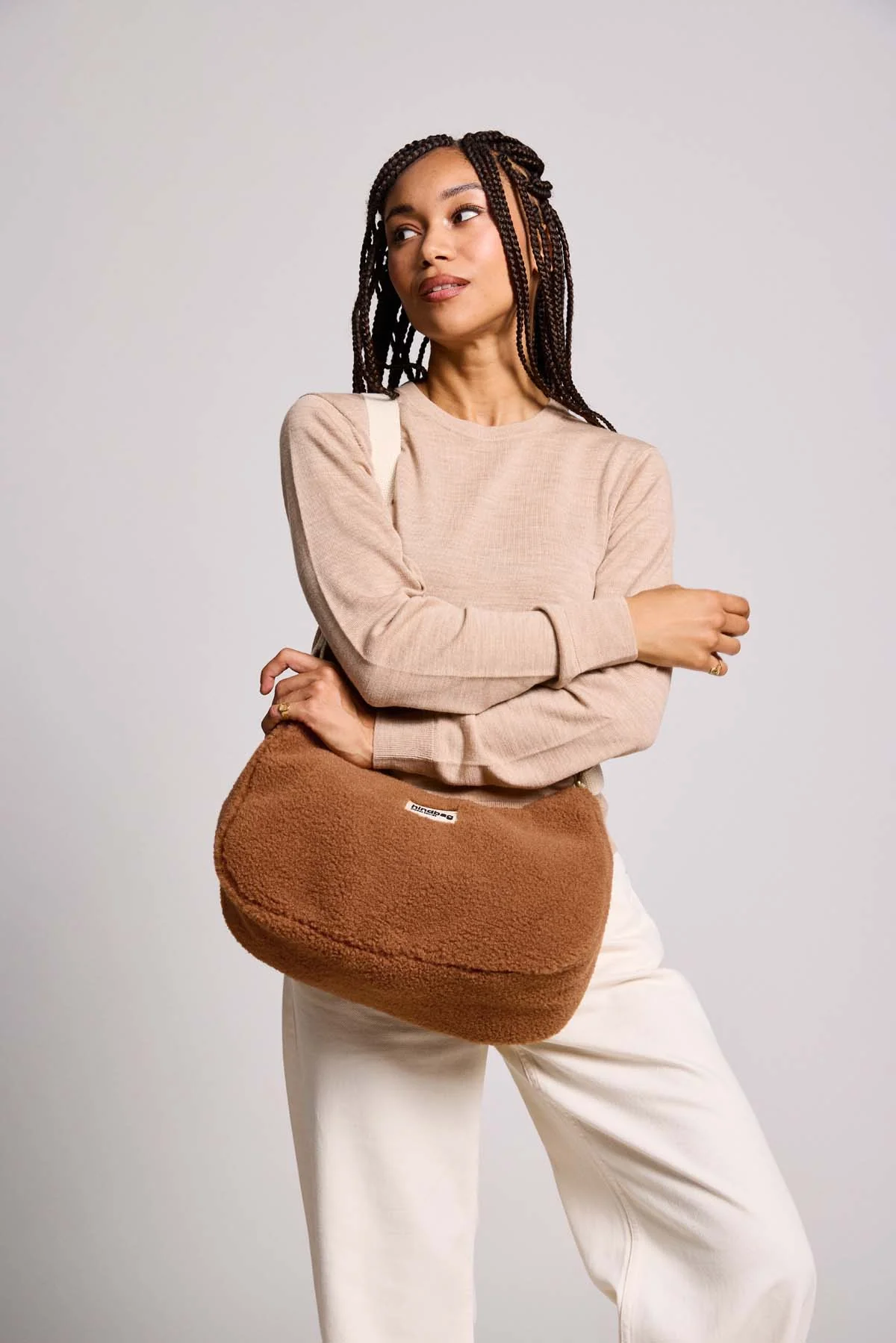 Sac Rosa Teddy Brun