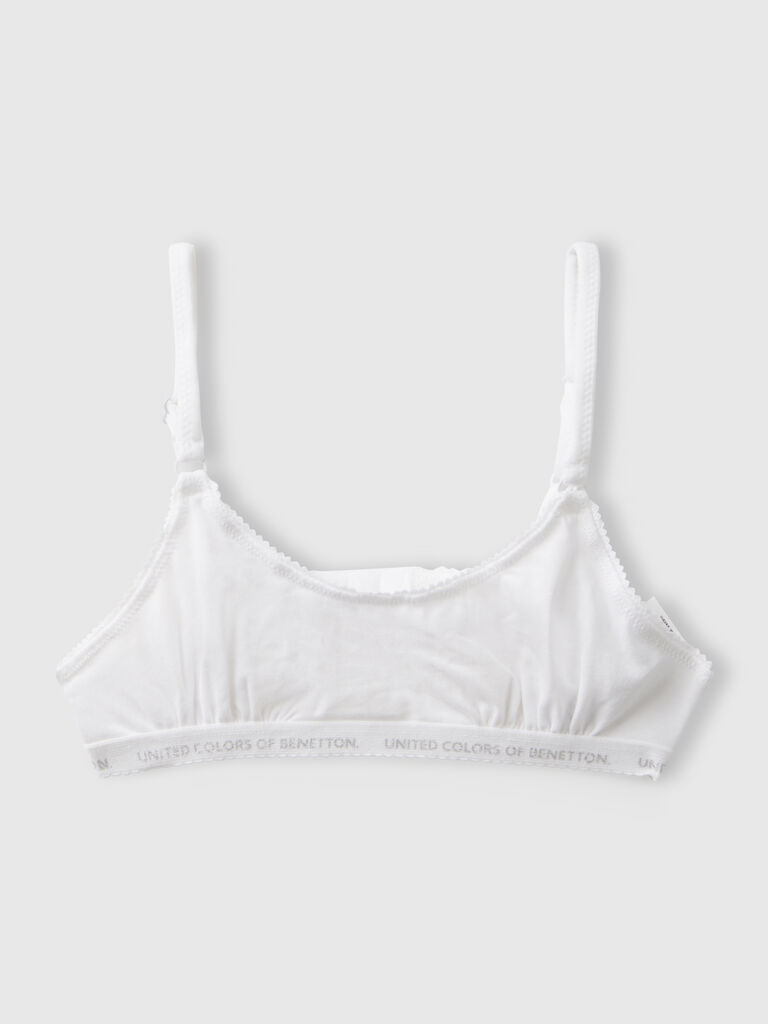 Two bras in stretch cotton