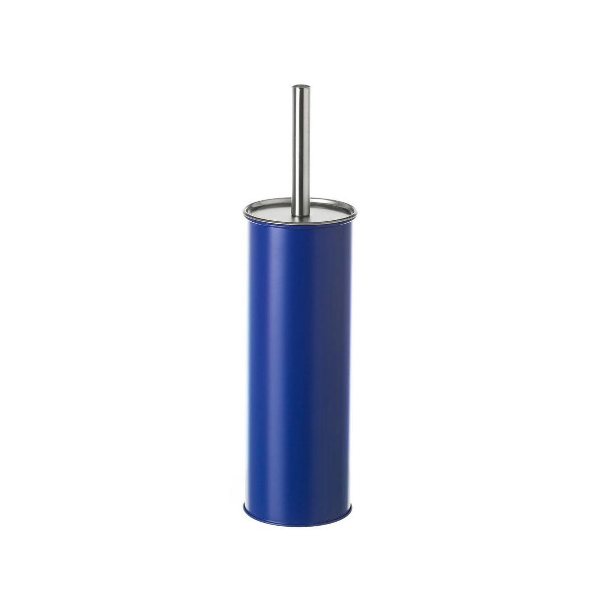 - Balai brosse WC métal bleu foncé