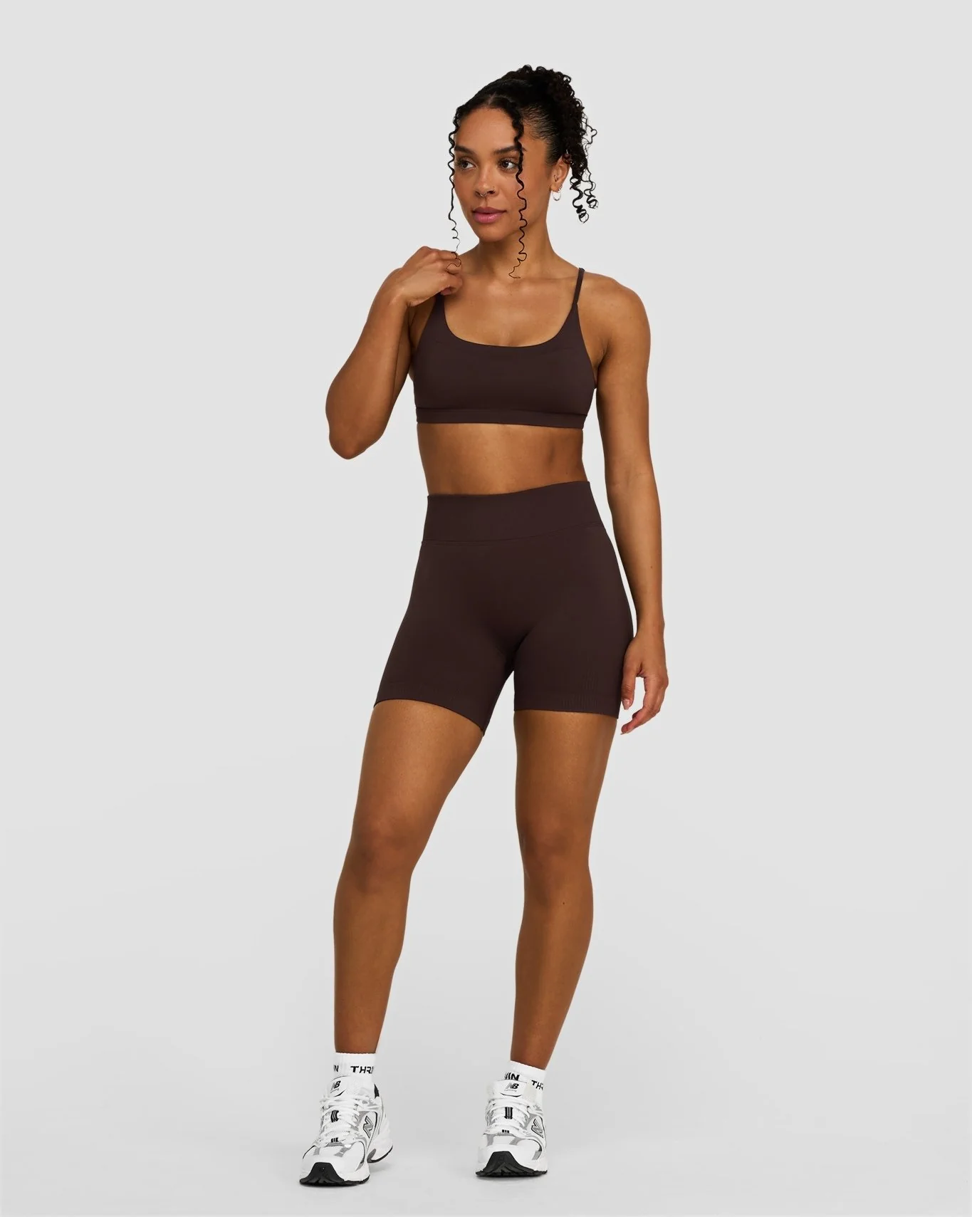 Elevate™ Sculpting Seamless Scoop Neck Bra | Coffee