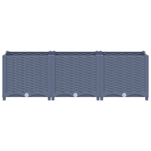 NNEVL Raised Bed 120x40x38 cm Polypropylene