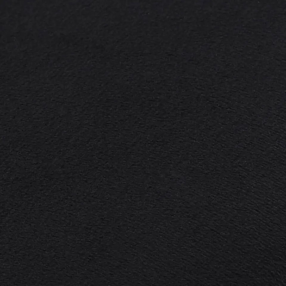 vidaXL - Kruk - Zwart - Stof