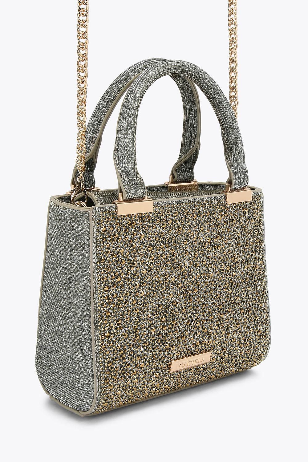 Carvela Cinzia Diamante Tote' Fabric Bag