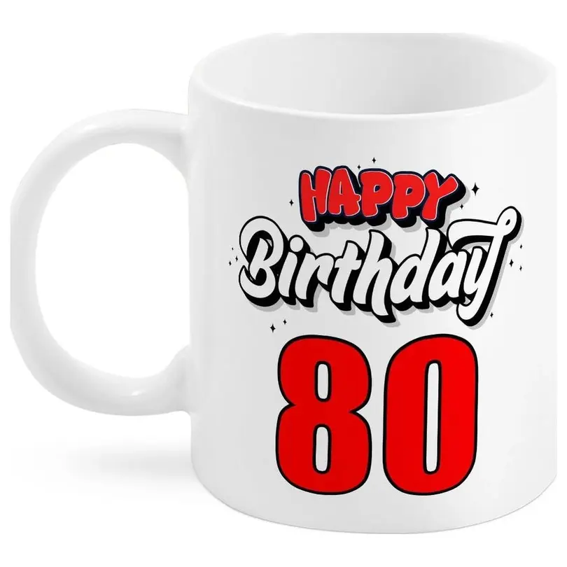 Tasse 80. Geburtstag