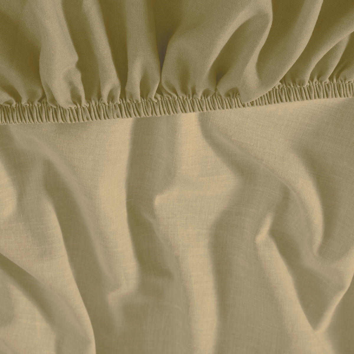 ORGANIKA - Drap housse en coton bio lavé Corde 180x200 cm